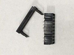 Flat Cable 16 Pins connector 6ft IDC Ribbon 1.27mm pitch and 5 sets connectors