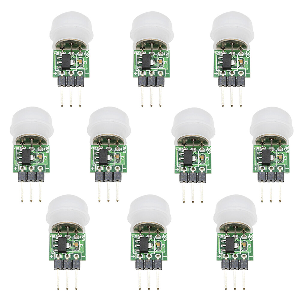 10PCS DC 2.7V-12V AM312 IR Infrared Mini Body Motion Human Sensor Detector