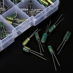 100pcs DIY High Grade Audio Capacitor Assorted Electrolytic Capacitors Kit 10…