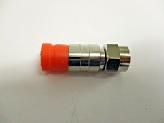 COMPRESSION CONNECTORS, LOT OF 150 VARIOUS BRAND CONNECTORS, ALL SAME TYPE F