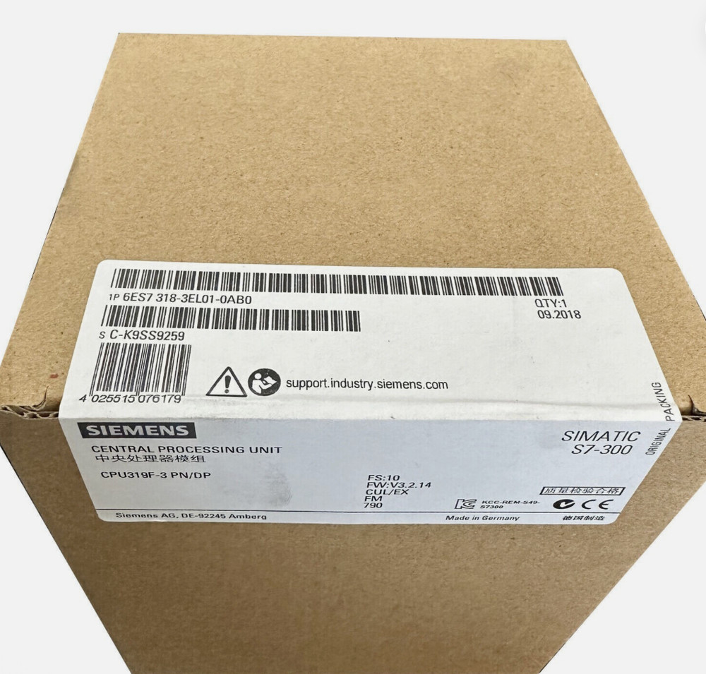 6ES7 318-3EL01-0AB0 1PCS Brand New Siemens 6ES7318-3EL01-0AB0 Fast Shipping