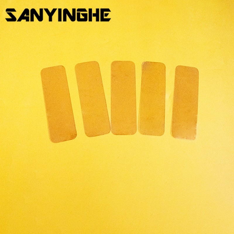 3pcs Non Porous Natural Transparent Mica Square Sheet 21*105*0.05mm