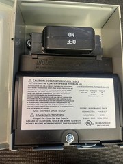 Mars 80301 60A 240V AC Disconnect Non-Fused Pullout Switch