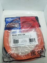TRIPP-LITE N302-15M FIBER OPTIC PATCH CABLE 15 METERS, NIB