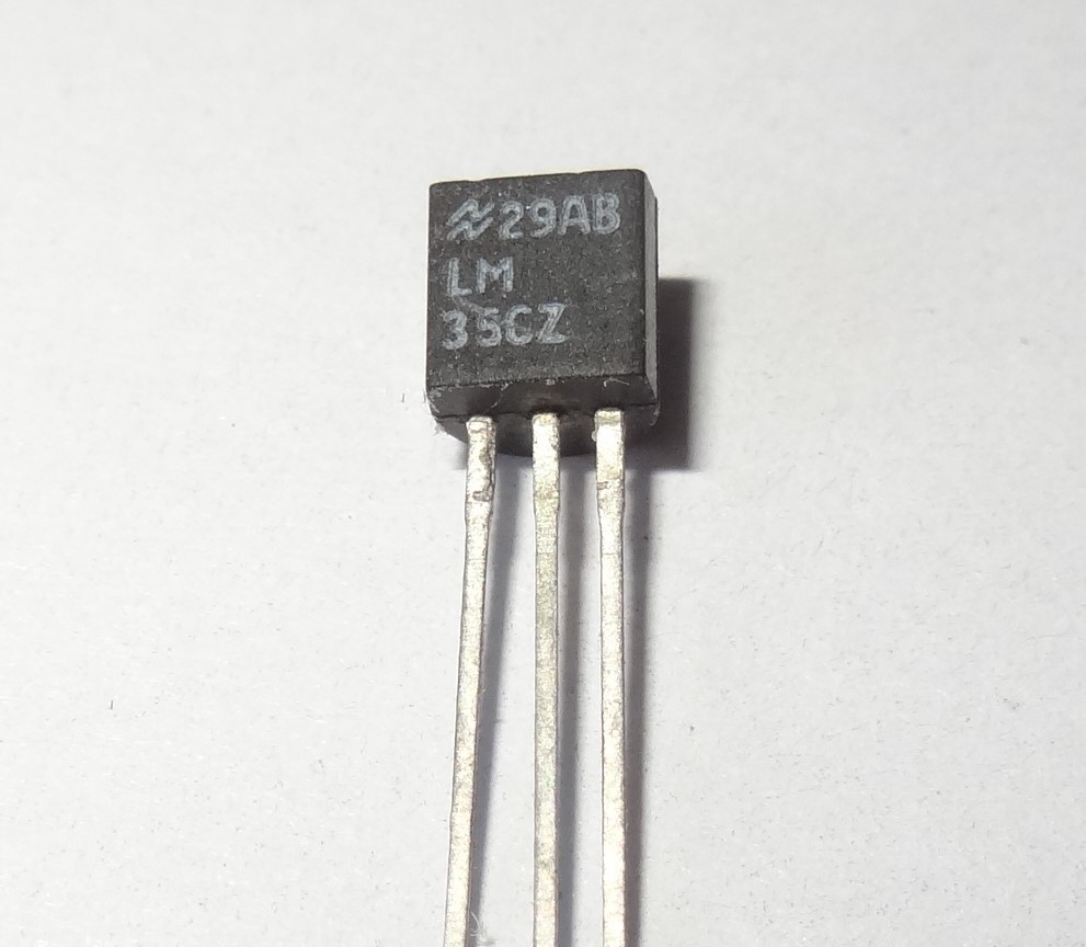 1 pc, LM35CZ, Temperature Sensor (deg C) -40 to +110 deg C