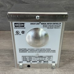 Hubbell HBL13R89 Manual Motor Controller 30A 600VAC 3 Pole