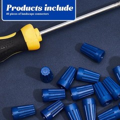 Waterproof Outdoor Electrical Connector Cable Terminal blue