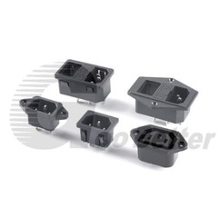 IEC Mains Power Plug/Socket Inlet Outlet Cable Connectors AC-01/02/03/04/05/06A