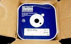 1 new 1000Ft/365M Belden “8520 014” PVC Hook-Up Wire 14 AWG 1000V Orange /White
