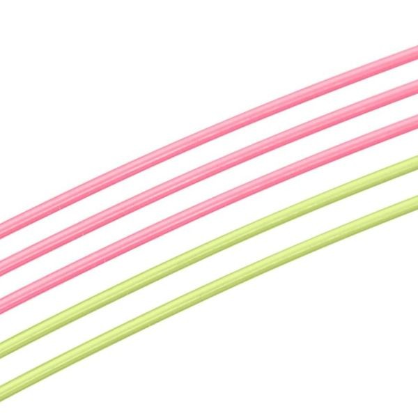 PMMA Fiber Optic Rods 0.5mmx20cm Sight Filament, Red and Green, 1 Set 5