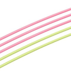 PMMA Fiber Optic Rods 0.5mmx20cm Sight Filament, Red and Green, 1 Set 5