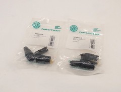 *Lot of 2* Neutrik NC6MXX-B Male Cable XLR Connector 6P – NEW Surplus!