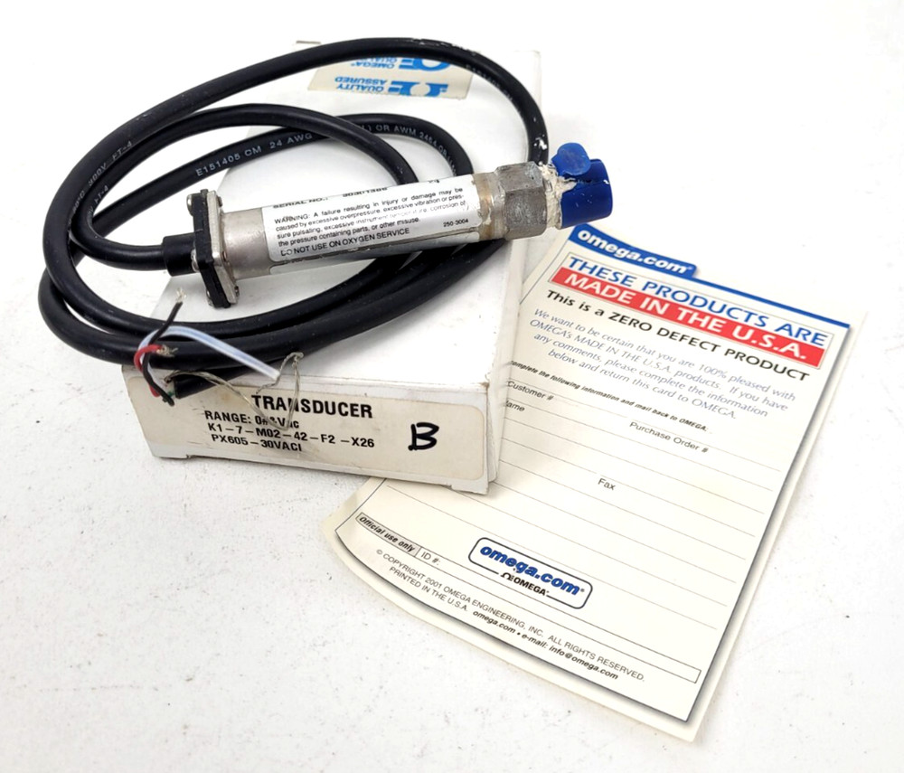 PX605 Omega Transducer – Next Day Option – New