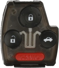 Replacement Keyless Remote Fob Shell with Uncut Key, Buttons and Chip Slot