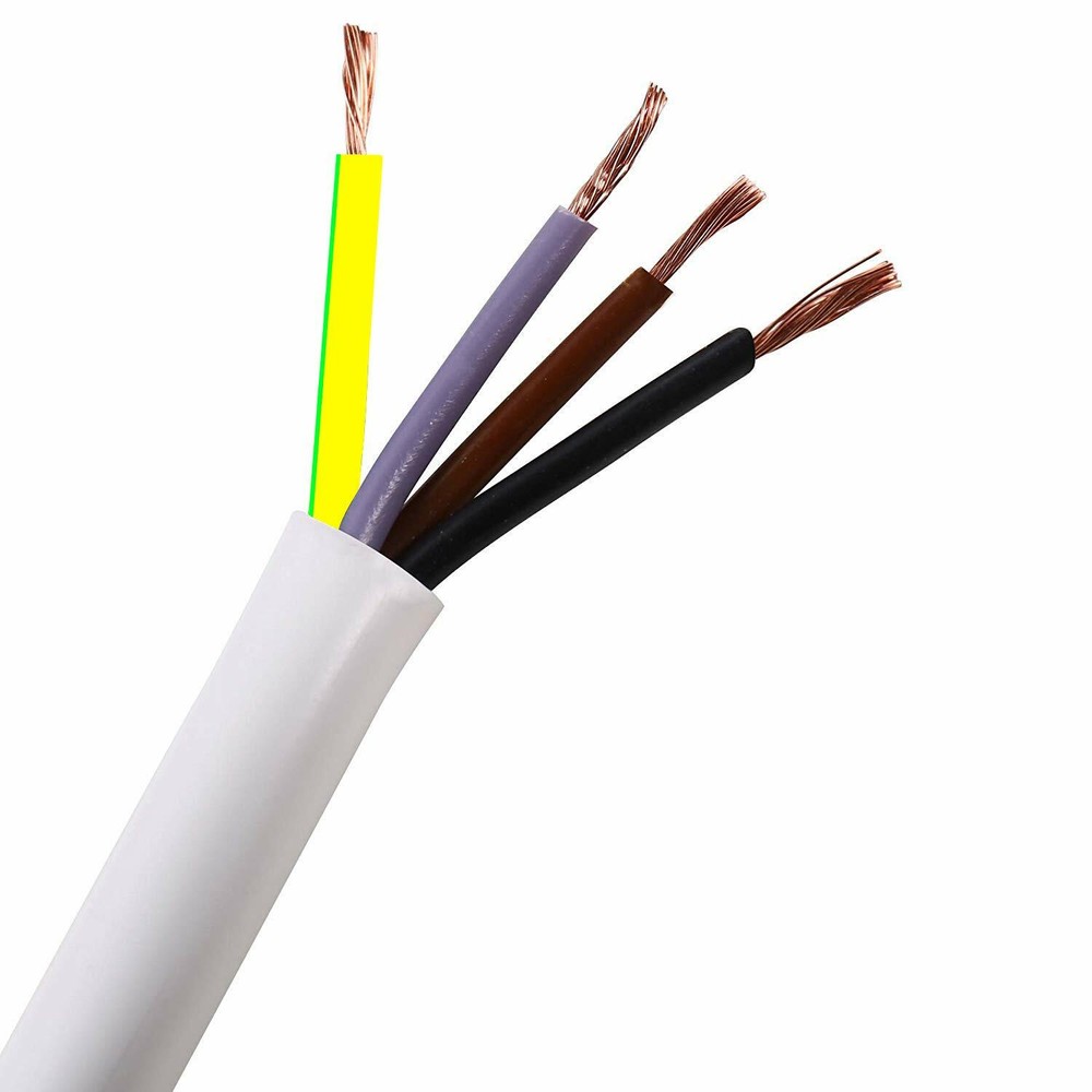 20 AWG Gauge 4 Conductor Bare Unshielded Alarm Security Burglar Cable Wire