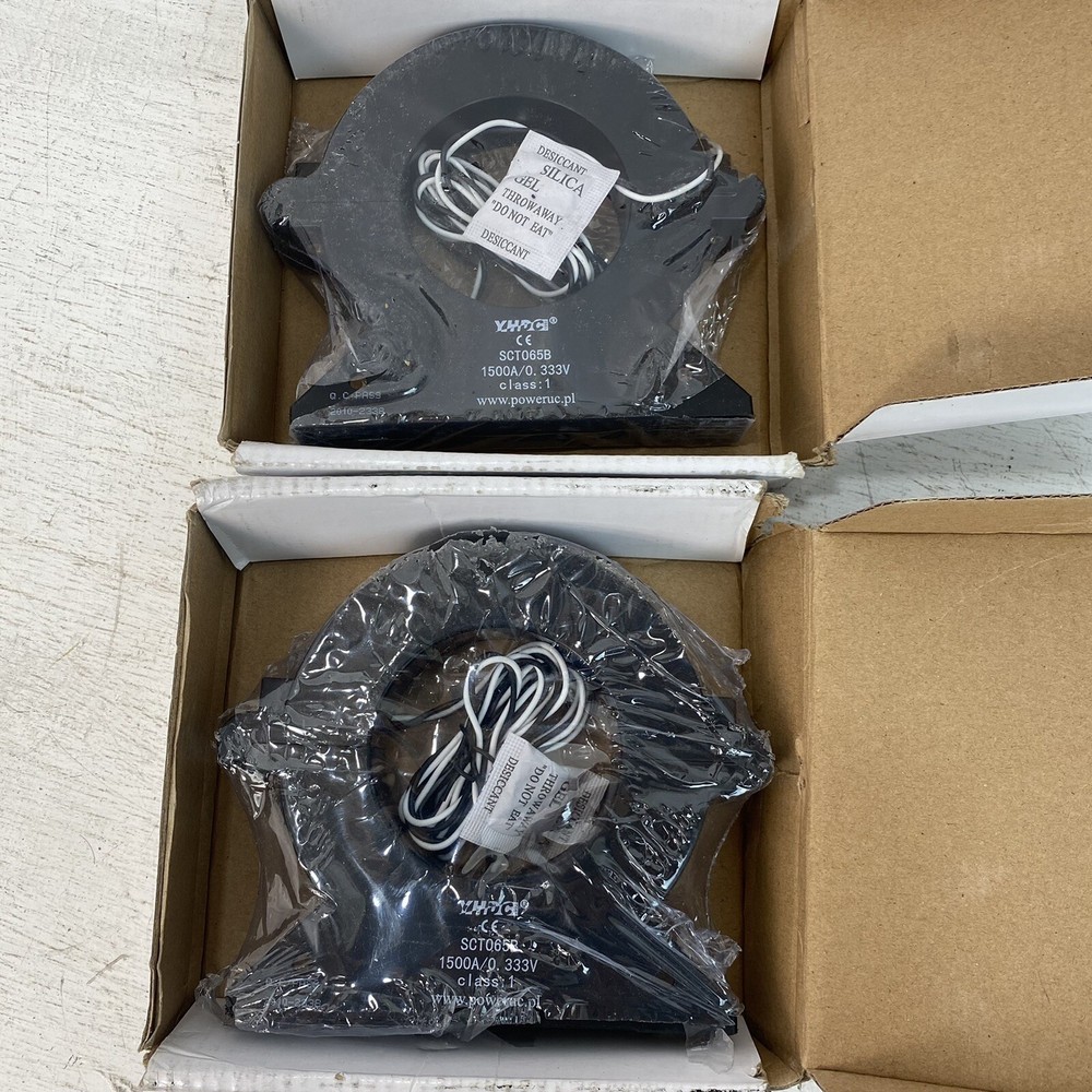 2 Pack – YHDC split core current transformer sct065b-1500a/0-333v