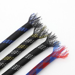 PET Expandable Braided Tube Harness Sheath Cable Wire Sleeving Dense 8mm Width