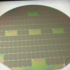 150 mm Silicon Wafer With integrated circuit Of Semiconductors Art