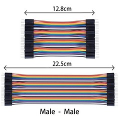 10cm+20cm 240pcs Breadboard Jumper Wires Cable Kit, Male to Female, Female to…