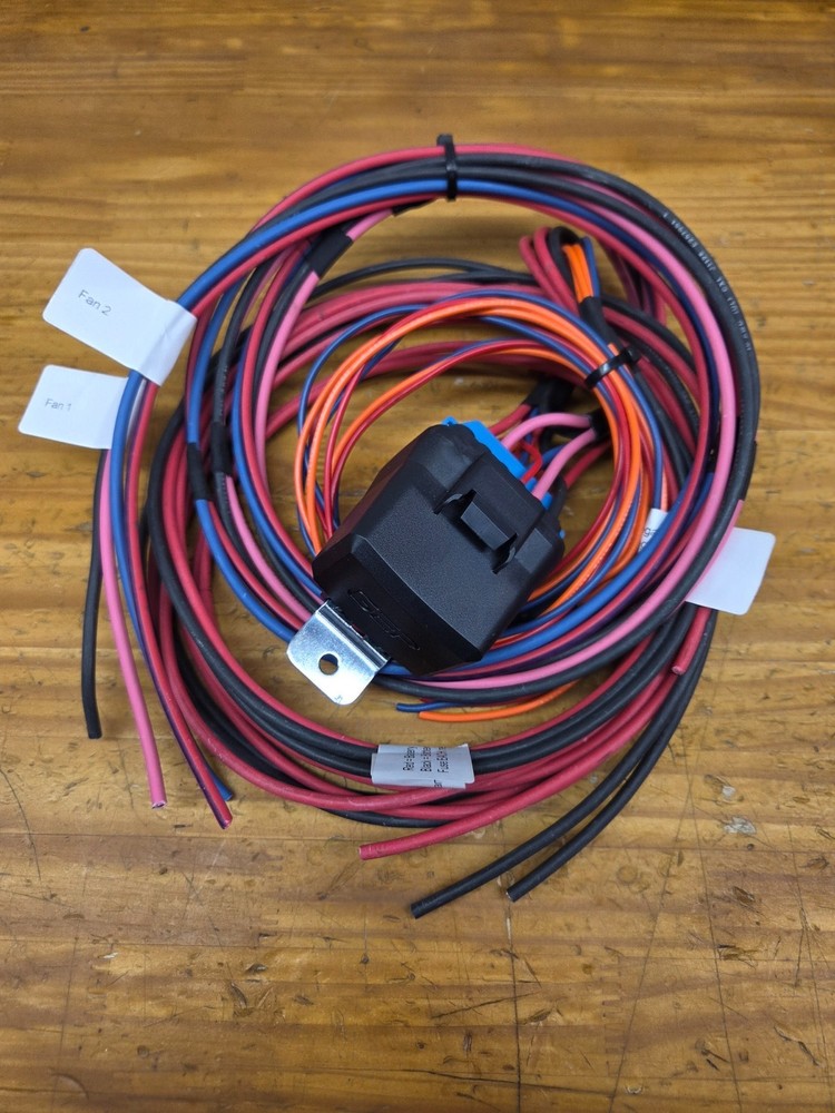 Automotive Cooling Fan Relay Kit, Dual Fan Relay Kit, Negative Trigger, EFI App