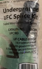 Engineered Products UFC2B Underground UFC Splice Kit Sealed Wire Connector