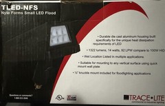 LED Lite Logic 10yr Wrnty Aluminum14 Watt 1322 Lumen Flood/Sconce White IP65