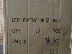 (QTY 30) U-Bend LED Bulbs T8/T10/T12 2FT, 18W, 5000K, 2200LM, Dual-End VPLT-18WU