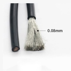 28AWG 0.08mm² Flexible Silicone Cable, HIGH TEMP 200℃, 0.08mm Tinned Copper Wire