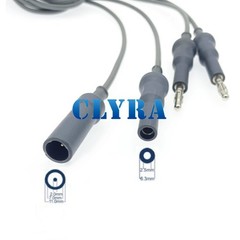 Tontarra Wolf Compatible Bipolar ESU HF Cable Resection High Frequency Cord 4mm