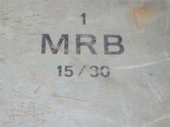 Carl Zeiss Jena MRB 15/30 MRB1530 Aerial Camera Mounting Ring