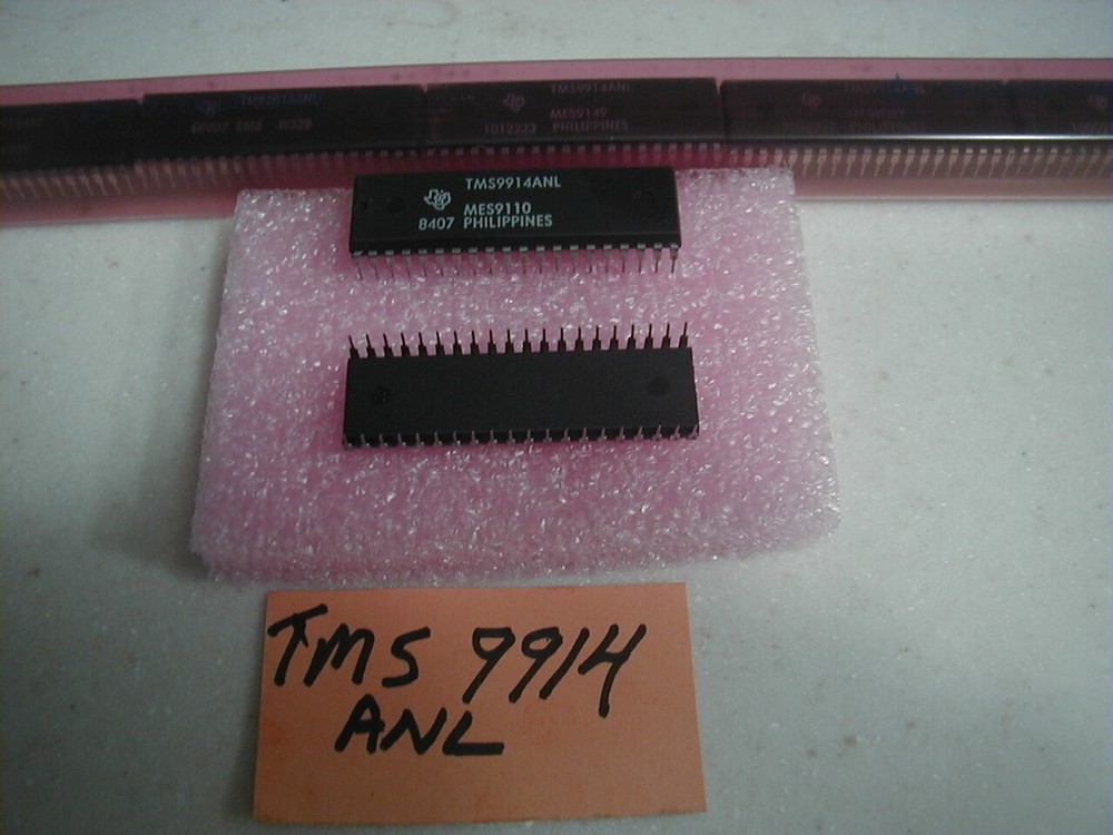 IC TI TMS 9914 ANL GPIB (IEEE-488) 40 pin DIP Controller Chip, NOS