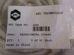 SPC Technology DB25M-DB25M, 10 Foot Cable, NIP