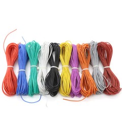 Flexible Silicone Wire Cable 10/12/14/16/18/20/22/24/26/28/30 AWG – All Colors