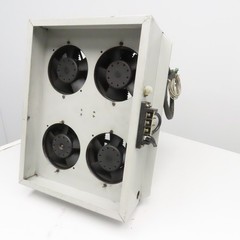 8OhmJ 16OhmJ 300V Multi Value Wire Wound Resister Bank W/ Cooling Fans