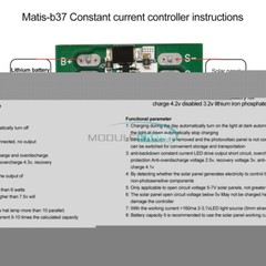 Solar Light Battery Charging Controller Board w/ Li-ion Battery Protection-