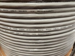 LORCOM 18 AWG – Stranded 6 Conductor – 300V , UL2464, UV RESISTANT, 25 FEET !
