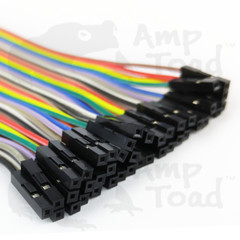 Extra Long 30cm Jumper Wires DuPont Female – Female 40 pcs Ribbon Arduino