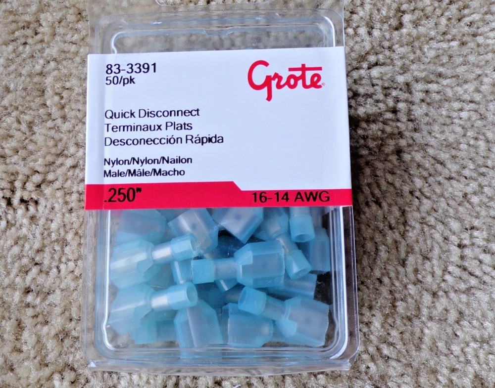 Grote 83-3391 Male Term 16-14Ga 50/Pk @d2