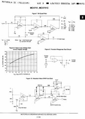 MOTOROLA MC4741CL, 14-Pin Differential Input1 Operational Amplifier, (4 Pieces)