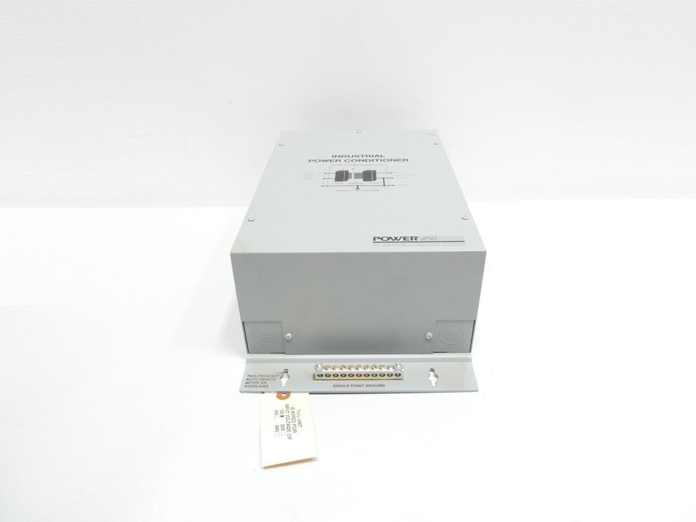 Powervar ABC360-91IND Power Conditioner 120/208/240/480v-ac 120v-ac 360va