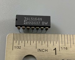 (LOT OF 5) SIGNETICS 74LS164N 14PIN-DIP 280-22001-249