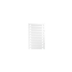 Weidmuller 1609801044, 5 MM Pitch, Horizontal, White Terminal Block Marker , 1pc