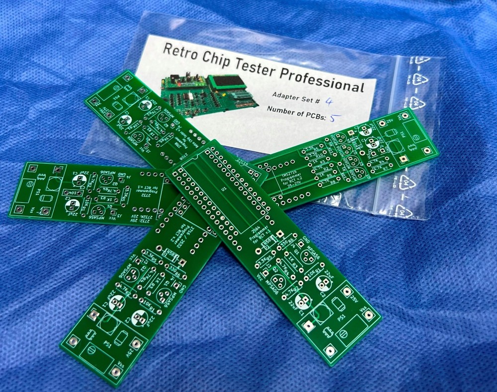 Retro Chip Tester Professional Adapters Set 4 – “Programming”