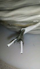 125 FEET M27500-16TG2T14 16Awg White Shielded Cable Wire 2/C 19/29 600V