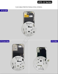 LCD LED Reball Screen Repair IC BGA Reballing Stencils iPhone 11 12 13 Pro Max