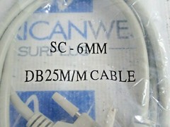 NORTHERN TECHNOLOGIES DB25M/M CABLE SC-6MM MALE-MALE