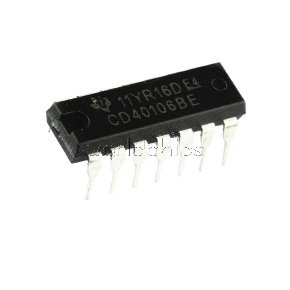 50PCS CD40106 CD40106BE 40106 HEX SCHMITT TRIGGER IC NEW