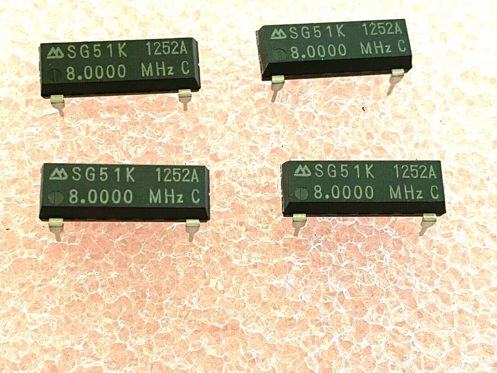 4 PCS 8.000Mhz NEW SG-51K EPSON DIP4