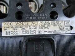 💥I-T-E 100 AMP CIRCUIT BREAKER PLUG ENCLOSURE 3 POLE 600 VAC BDEH3100