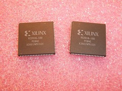 QTY (5) XC2018-100PC84C XILINX PLCC-84 REFURBISHED CLEAN SOCKET PULLS